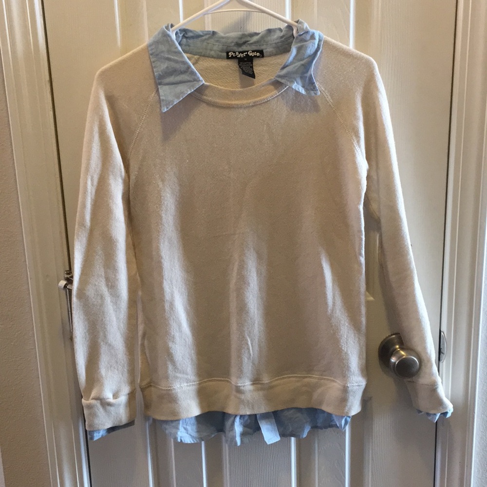 Cream sweater